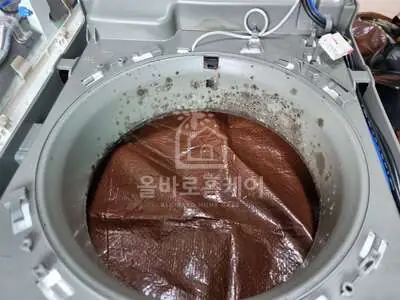 가정용 스탠드 에어컨 에어컨 세척 시공 사진 003