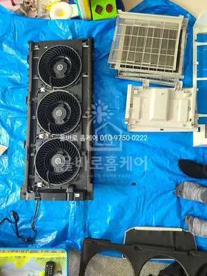 가정용 스탠드 에어컨 에어컨 세척 시공 사진 019