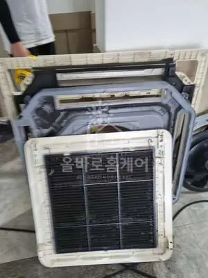 김해 소재 특장회사 에어컨 세척 시공 사진 005