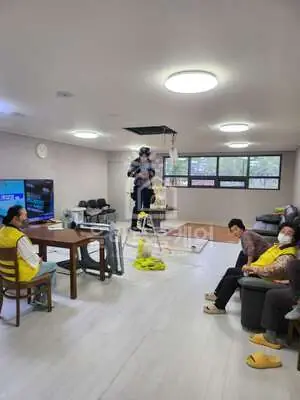 부산 영도구 소재 아파트 커뮤니티센터 에어컨 세척 시공 사진 011