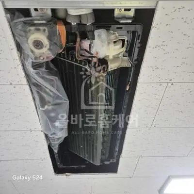 부산 영도구 소재 아파트 커뮤니티센터 에어컨 세척 시공 사진 017