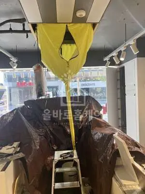 부산 중구 소재 안경원 에어컨 세척 시공 사진 004